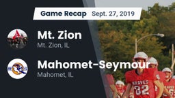 Recap: Mt. Zion  vs. Mahomet-Seymour  2019