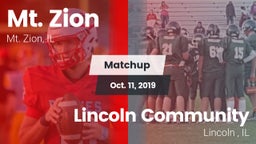 Matchup: Mt. Zion  vs. Lincoln Community  2019