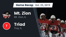 Recap: Mt. Zion  vs. Triad  2019