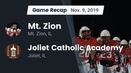Recap: Mt. Zion  vs. Joliet Catholic Academy  2019