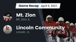 Recap: Mt. Zion  vs. Lincoln Community  2021