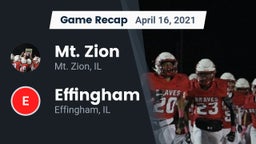 Recap: Mt. Zion  vs. Effingham  2021