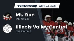 Recap: Mt. Zion  vs. Illinois Valley Central  2021