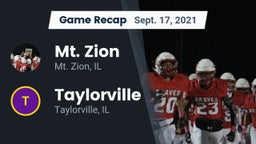 Recap: Mt. Zion  vs. Taylorville  2021