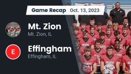 Recap: Mt. Zion  vs. Effingham  2023