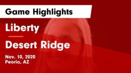 Liberty  vs Desert Ridge  Game Highlights - Nov. 10, 2020