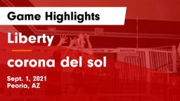 Liberty  vs corona del sol Game Highlights - Sept. 1, 2021