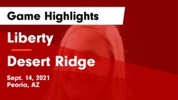 Liberty  vs Desert Ridge  Game Highlights - Sept. 14, 2021