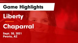 Liberty  vs Chaparral  Game Highlights - Sept. 30, 2021
