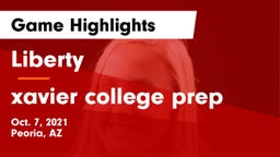 Liberty  vs xavier college prep Game Highlights - Oct. 7, 2021