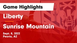 Liberty  vs Sunrise Mountain  Game Highlights - Sept. 8, 2022