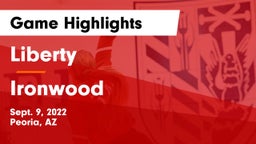Liberty  vs Ironwood  Game Highlights - Sept. 9, 2022