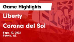 Liberty  vs Corona del Sol  Game Highlights - Sept. 10, 2022
