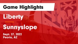 Liberty  vs Sunnyslope  Game Highlights - Sept. 27, 2022