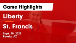 Liberty  vs St. Francis  Game Highlights - Sept. 30, 2023