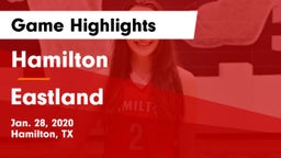 Hamilton  vs Eastland  Game Highlights - Jan. 28, 2020