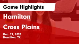 Hamilton  vs Cross Plains  Game Highlights - Dec. 21, 2020