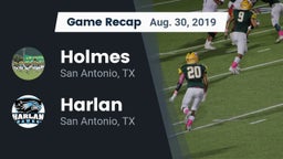 Recap: Holmes  vs. Harlan  2019