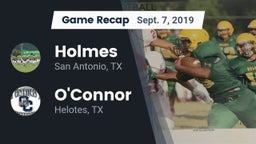 Recap: Holmes  vs. O'Connor  2019