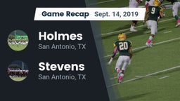 Recap: Holmes  vs. Stevens  2019