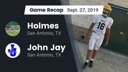 Recap: Holmes  vs. John Jay  2019