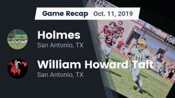 Recap: Holmes  vs. William Howard Taft  2019