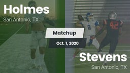 Matchup: Holmes  vs. Stevens  2020
