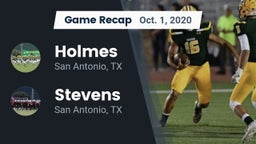 Recap: Holmes  vs. Stevens  2020