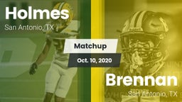 Matchup: Holmes  vs. Brennan  2020