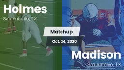 Matchup: Holmes  vs. Madison  2020
