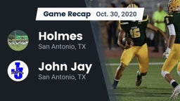 Recap: Holmes  vs. John Jay  2020
