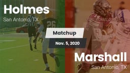 Matchup: Holmes  vs. Marshall  2020