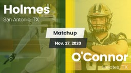 Matchup: Holmes  vs. O'Connor  2020