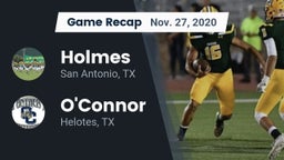 Recap: Holmes  vs. O'Connor  2020