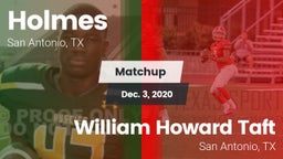 Matchup: Holmes  vs. William Howard Taft  2020