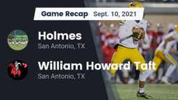 Recap: Holmes  vs. William Howard Taft  2021