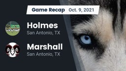 Recap: Holmes  vs. Marshall  2021