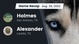 Recap: Holmes  vs. Alexander  2022