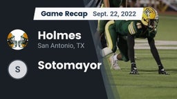 Recap: Holmes  vs. Sotomayor 2022