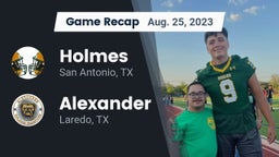 Recap: Holmes  vs. Alexander  2023