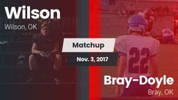 Matchup: Wilson  vs. Bray-Doyle  2017