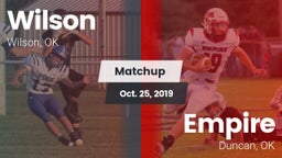 Matchup: Wilson  vs. Empire  2019