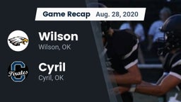 Recap: Wilson  vs. Cyril  2020