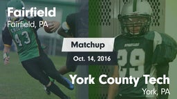 Matchup: Fairfield vs. York County Tech  2016