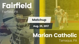 Matchup: Fairfield vs. Marian Catholic  2017