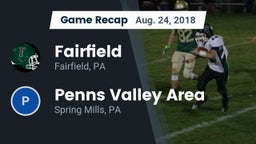 Recap: Fairfield  vs. Penns Valley Area  2018