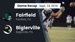 Recap: Fairfield  vs. Biglerville  2018