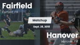 Matchup: Fairfield vs. Hanover  2018