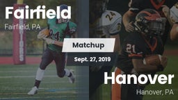 Matchup: Fairfield vs. Hanover  2019