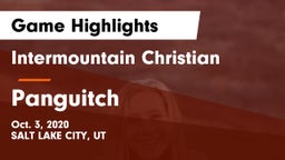 Intermountain Christian vs Panguitch  Game Highlights - Oct. 3, 2020